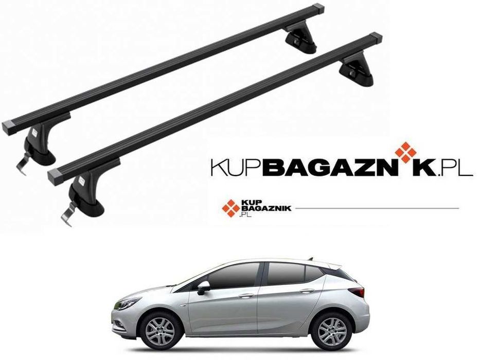 Bagażnik dachowy OPEL Astra K V 2015 do 2020 bazowy belki relingi dach