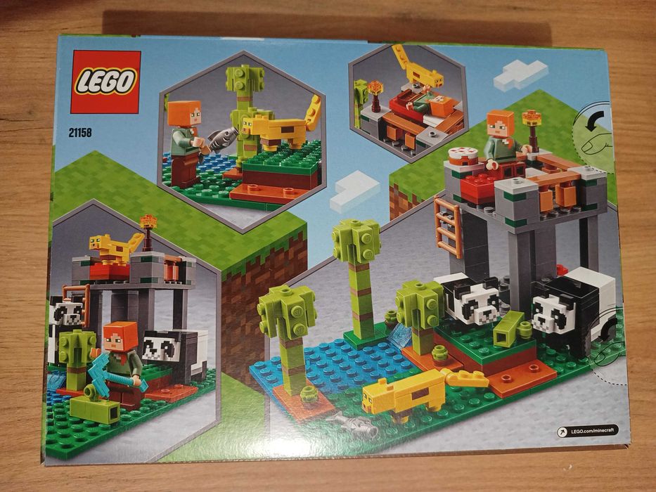 LEGO Minecraft 21158 Żłobek dla Pand Zaplombowany Wycofany