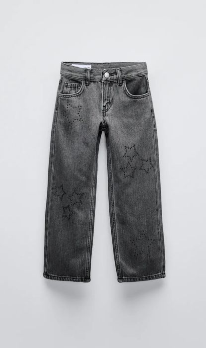 Джинсы Zara 6 7 лет с камешками