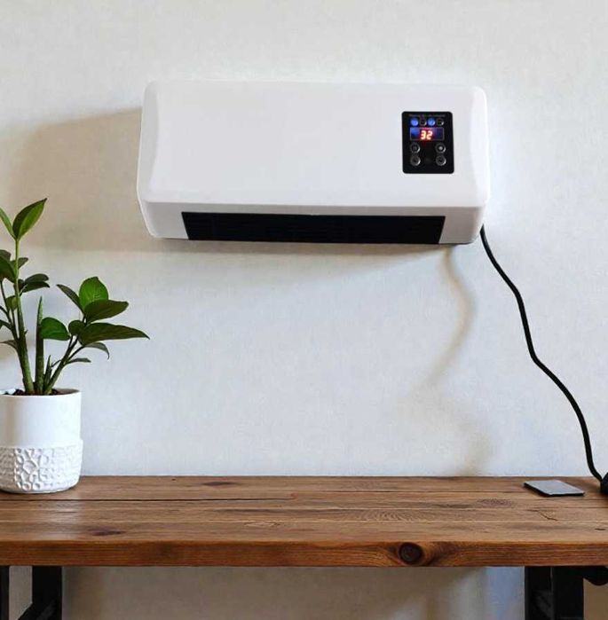 Настінний тепловентилятор обігрівач теплова завіса 1500Вт + пульт