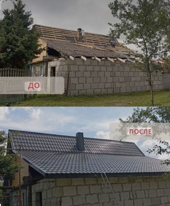 Кровельные работы,кровля,фронтон