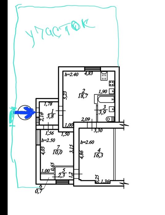 Продам 2к Слобожанский Тепличная студия и 2 спальни с авт. Юбилейный