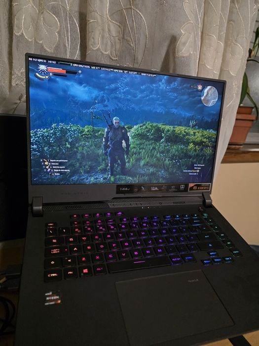 Portátil gaming Asus rog rtx 3070, ryzen 7 5800h, 16gb RAM, 1tb ssd