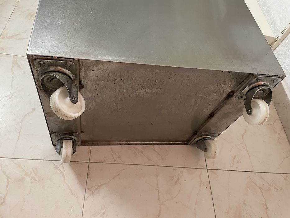 Carro Tulha Armário contentor inox