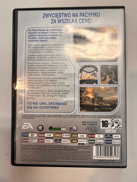 Medal of Honor Wojna Na Pacyfiku (PC PL 2004) polskie wydanie