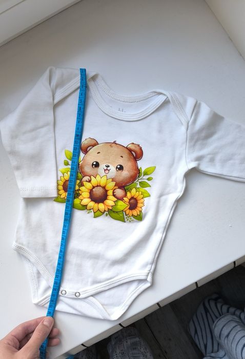 Боді довгий короткий рукав 9-12 місяців 80 розмір