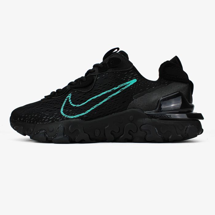 Чоловічі кросівки Nike React Vision "Black/Blue" Розміри 40-45