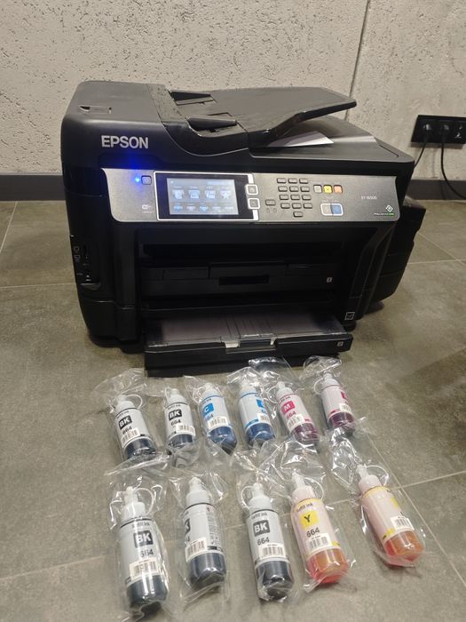 Drukarka A3/A4 Skaner Epson ET-16500 Ecotank tani wydruk duplex adf