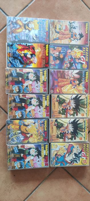 12 filmes VHS Dragon Ball