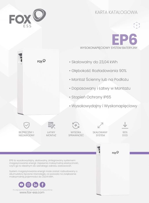 Magazyn energii Foxess ep6 - 5,76kWh