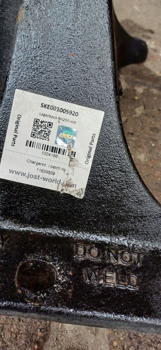 łapa pod siodło łapy siodła Jost 250mm jak nowe 1sztuka oryg