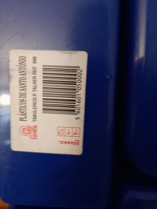 Tabuleiro Talheres Azul Grande