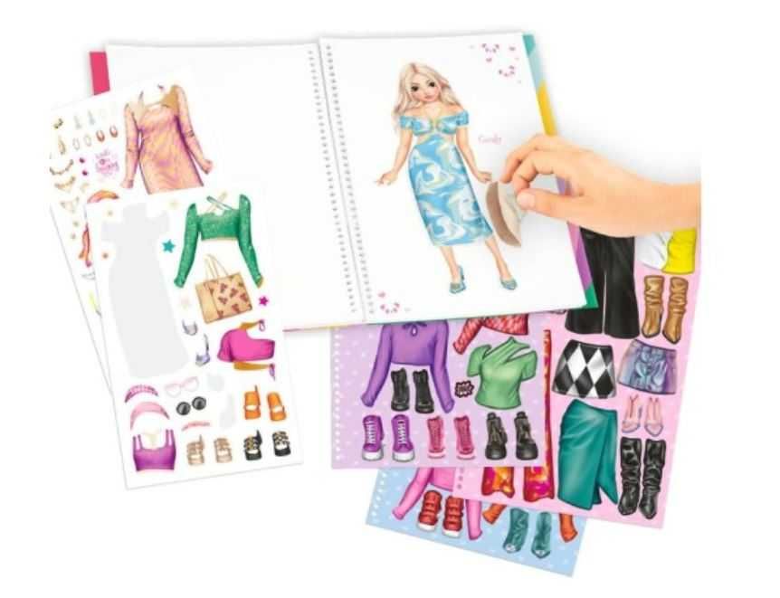 Top Model Caderno Dress Me Up Talita e Fergie