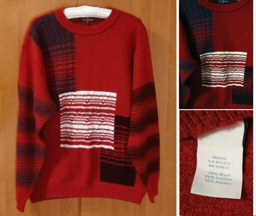 Шерсть мериноса.  Стильный джемпер Burberry, London. р.XL. Ориг.