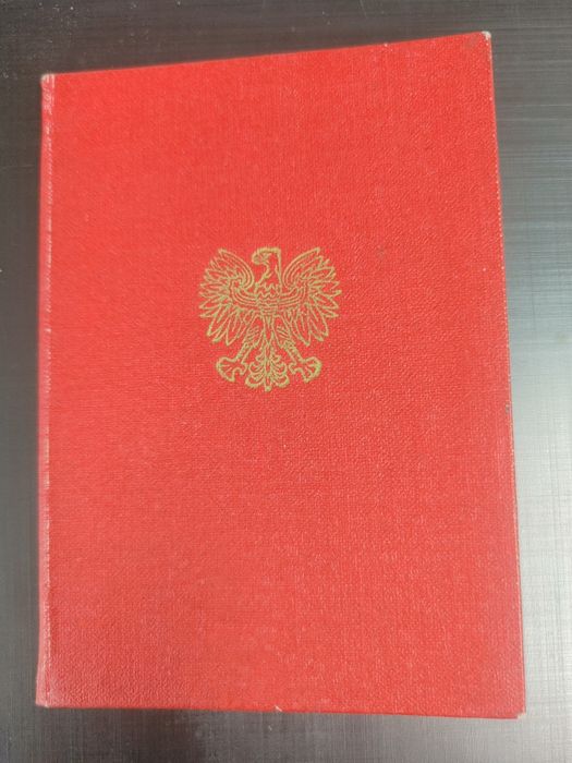 Pamiątka PRL okładka legitymacji