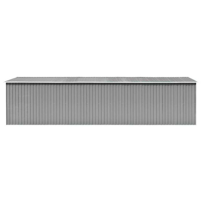 Abrigo de jardim em aço galvanizado — 257x779x181 cm