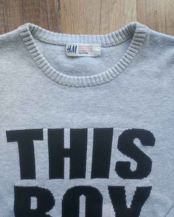 H&M - sweterek r. 110/116 (4-6 lat)