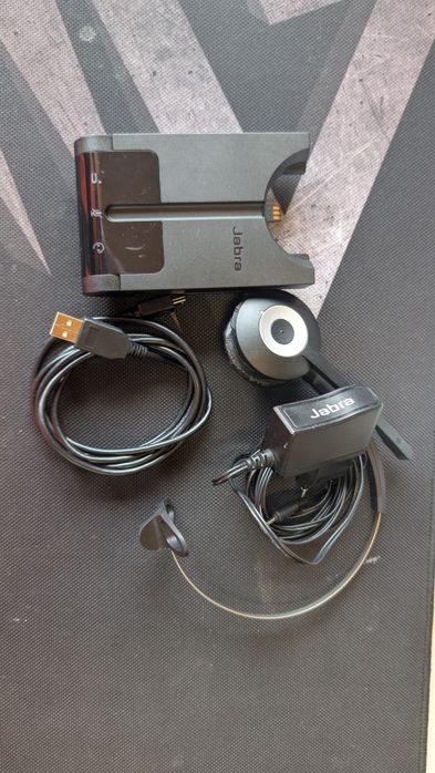 Zestaw słuchawkowy z mikrofonem słuchawki Jabra 920 pro zasięg 120m