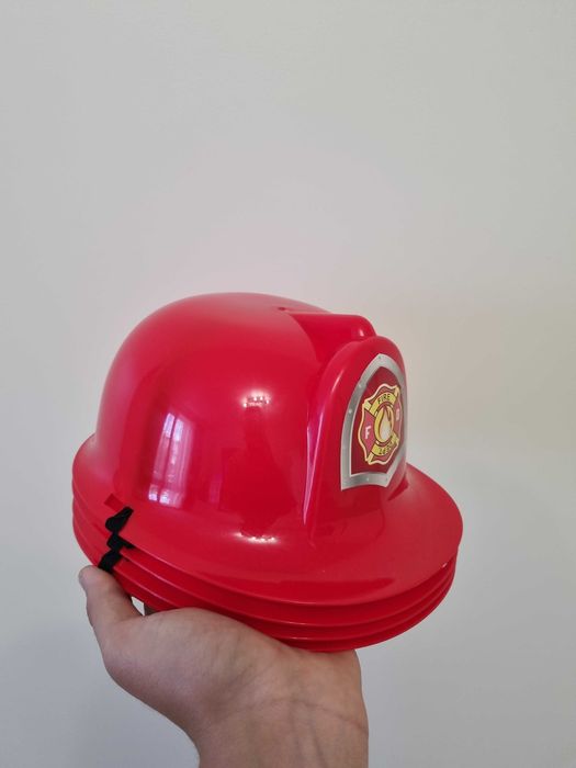Каска Дитяча Пожежник Fire Department Червона