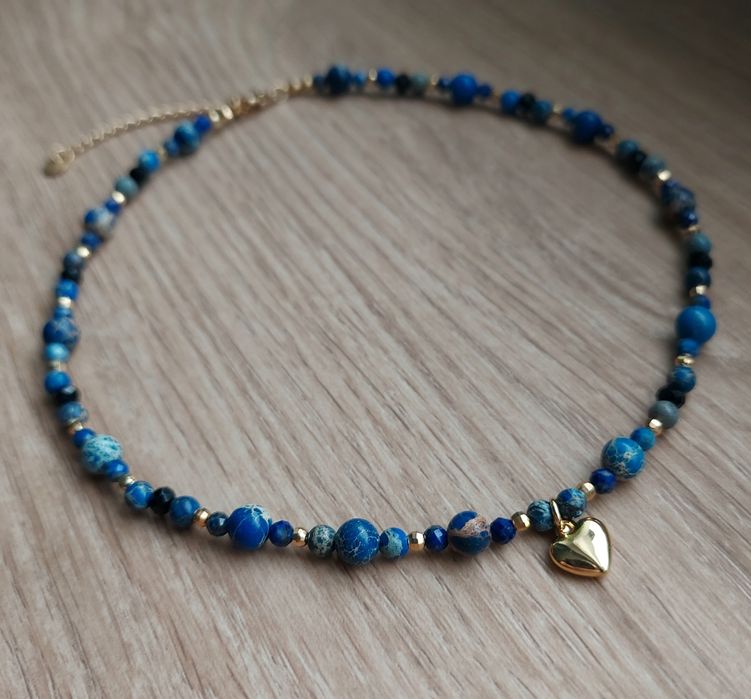 Naszyjnik.  Kamienie naturalne