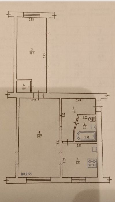 Зуп. Лялі Убийвовк, вул. Європейська, 2-кімн. квартира.
