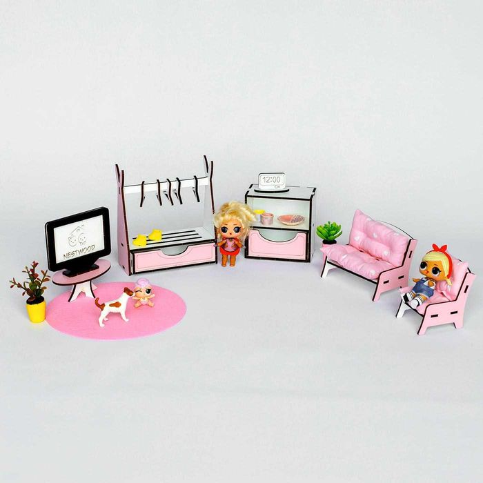 Акція! Ляльковий будинок "Смарт Хаус" мебель LOL игрушки кукольный дом