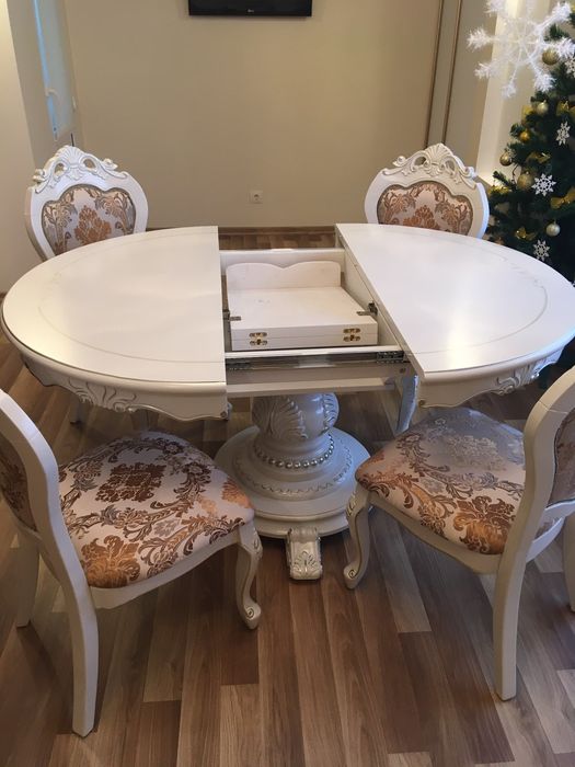 Набор круглый стол стул Малайзия (дерево)