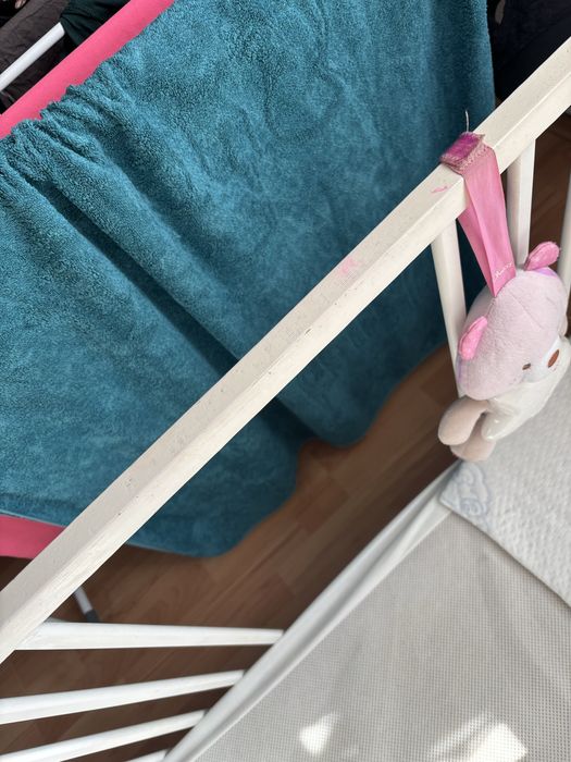 Lozeczko dzieciece biale materac zbaszyn