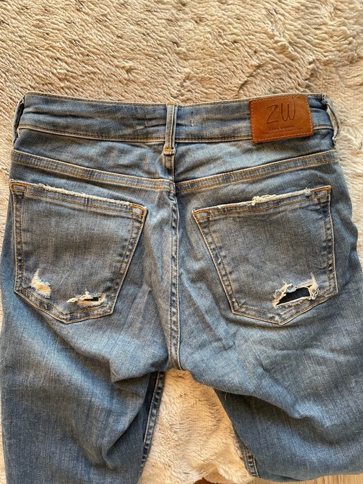 Spodnie jeansowe rurki obcisłe damskie jeansy dżinsy boyfriend