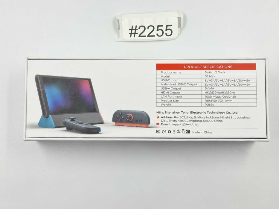 Switch 2 Dock S3 Max – Stacja Dokująca Do Nintendo Switch #2255
