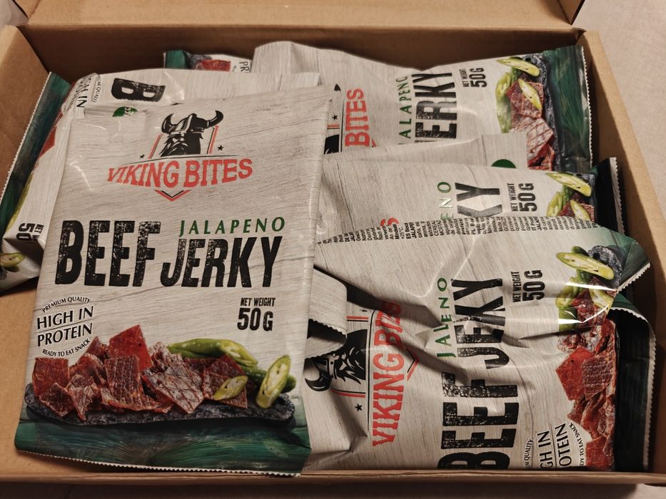 Beef Jerky Viking Bites różne smaki