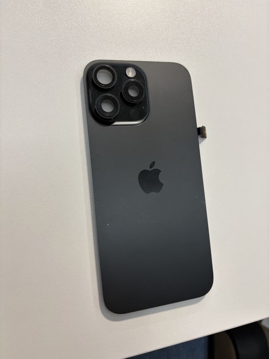 Задня кришка для iPhone 16 Pro Max (Black Titanium)	A-	#93747