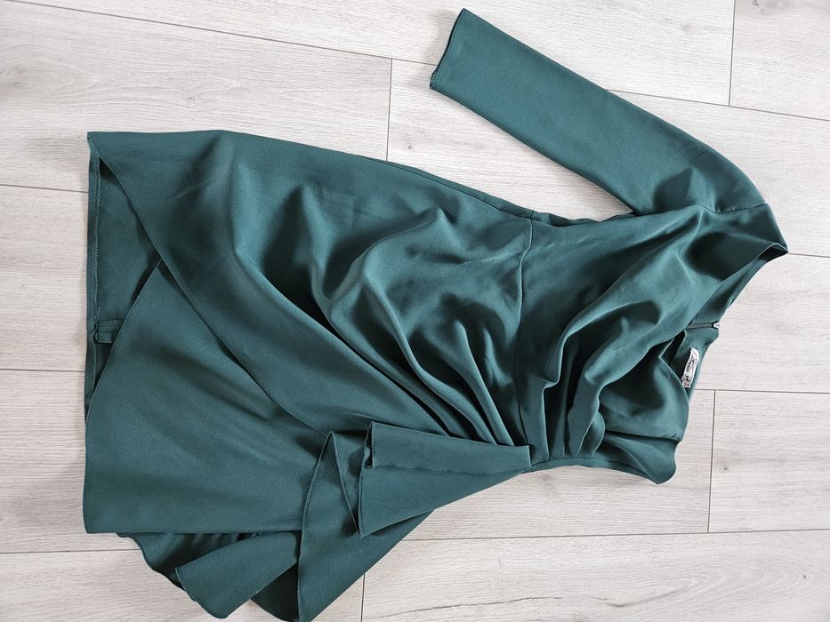 Sukienka Katniss rozm. 38 M butelkowa zieleń idealna na sylwestra