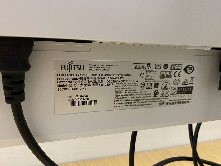 Монітор 24” Fujitsu DY24W-7 1920/1200 IPS