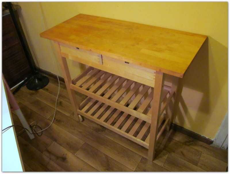 Ikea FORHOJA Barek kuchenny STOLIK POMOCNIK kuchenna wyspa UZYWANY