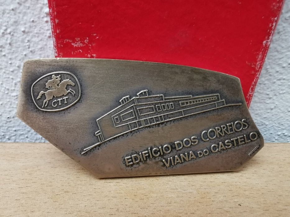 Placa / Medalha Comemorativa Correios de Portugal