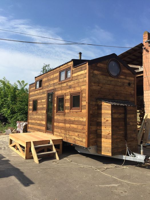 Модульний будинок, мобільний будинок, будинок на колесах, tiny house.
