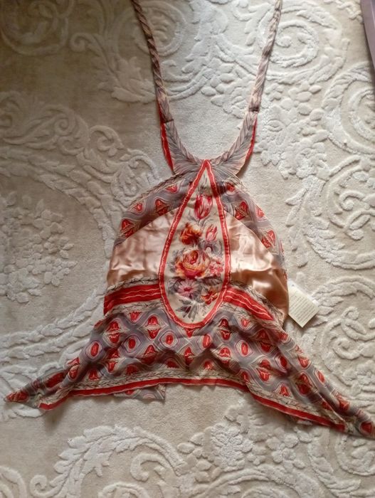 Christian Dior майка  винтаж из натурального шелка