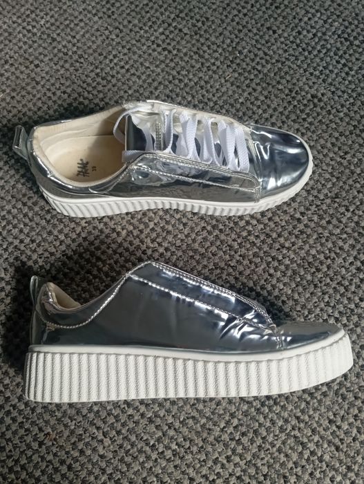 Buty damskie trampki sneakersy chrom r. 39