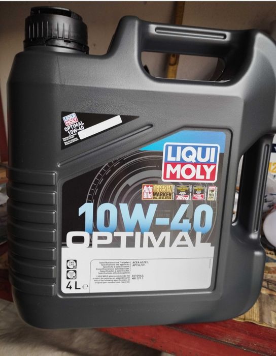 Масло моторное Liqui Moly Optimal полусинтетика 10W-40 4л. Новое.