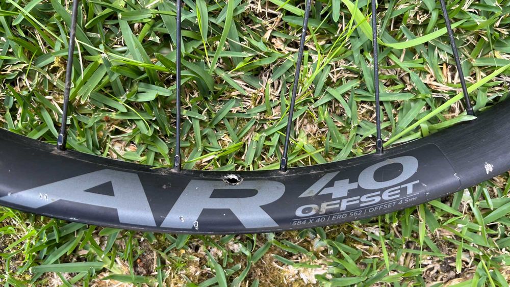 Roda/Jante traseira de bicicleta Novatec 27,5" Raceface 40 offset