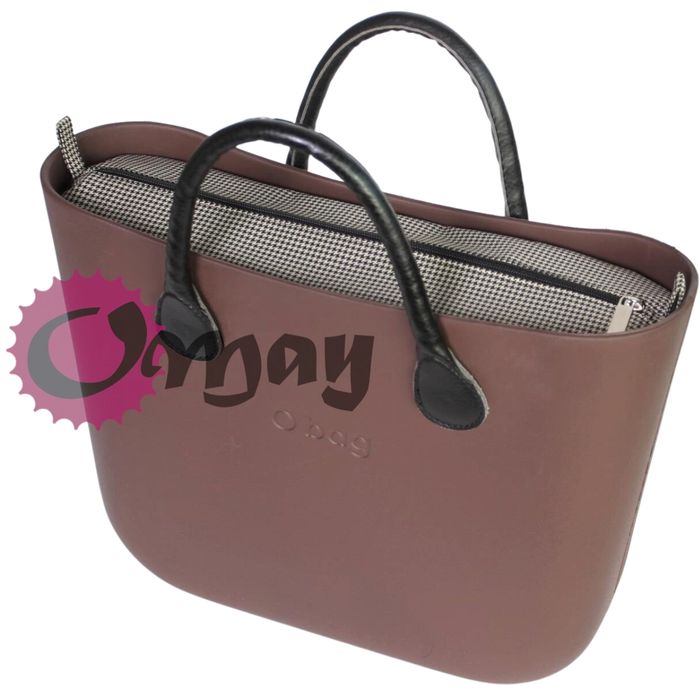organizer do OBAG STANDARD pepitka czarna piaskowa 2 kieszenie OMAY