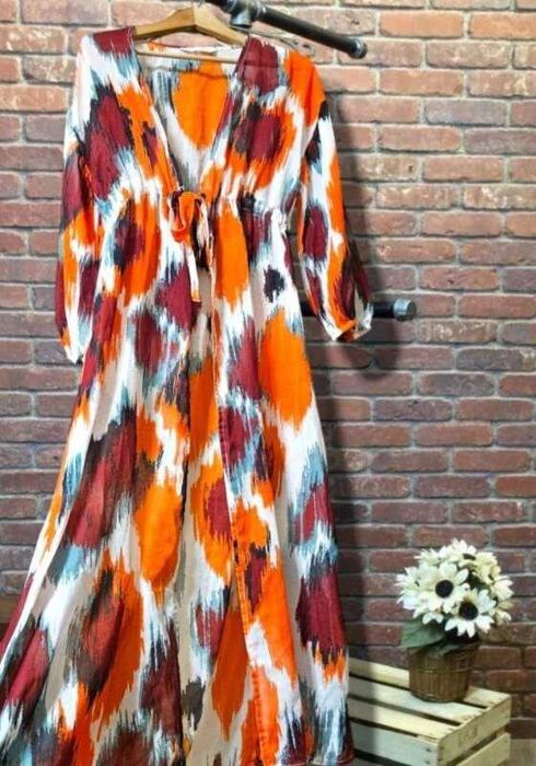 Пляжная длинная яркая накидка Primark, р. S/M