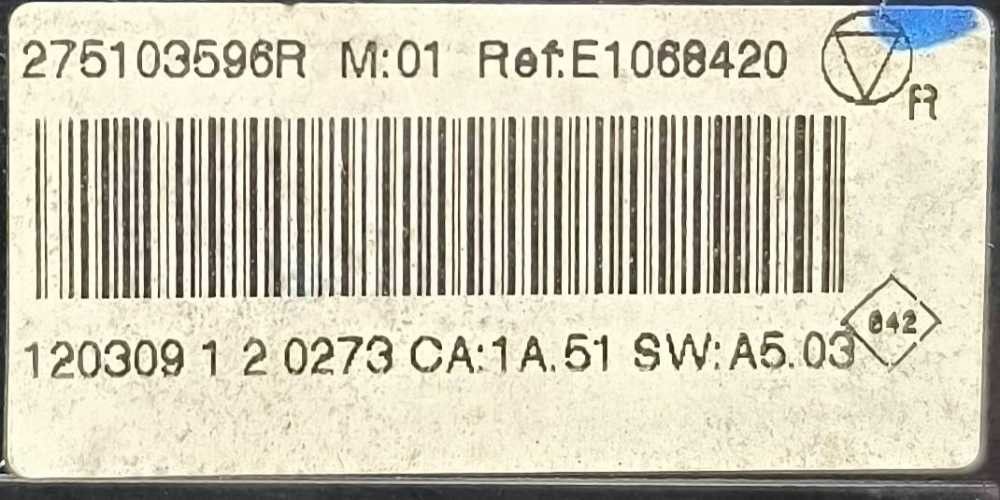 Comando Chauffage / Sofagem RENAULT MEGANE III Hatchback (BZ0/1_, B3_) ano 2008