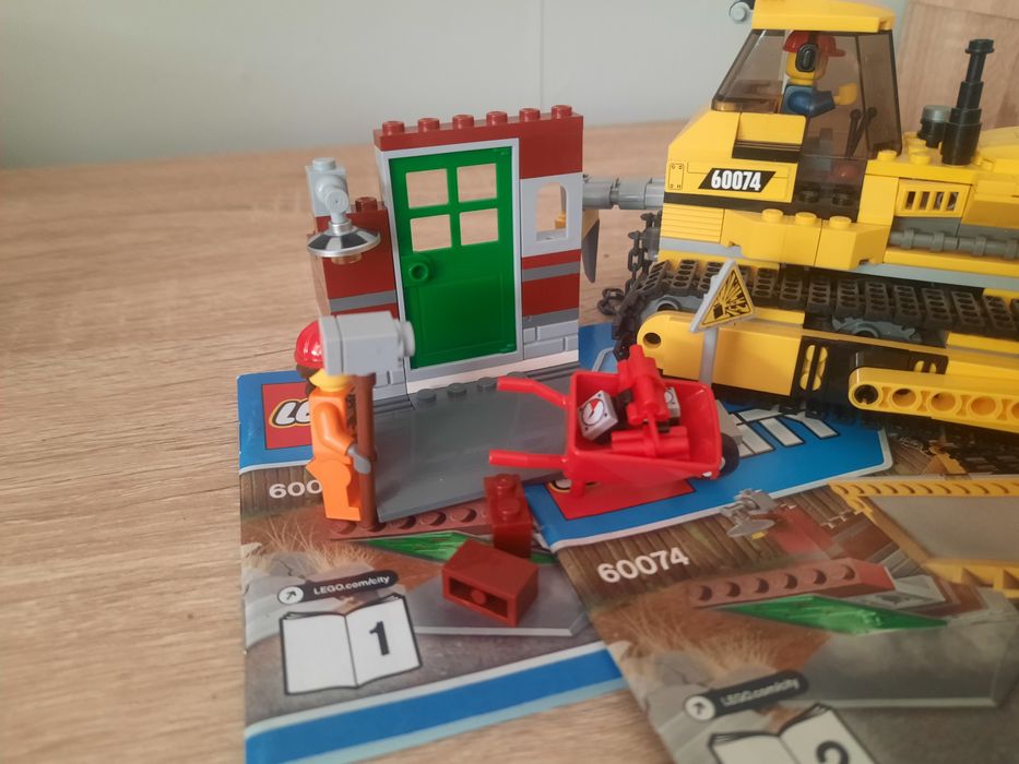 Klocki lego spychacz 60077