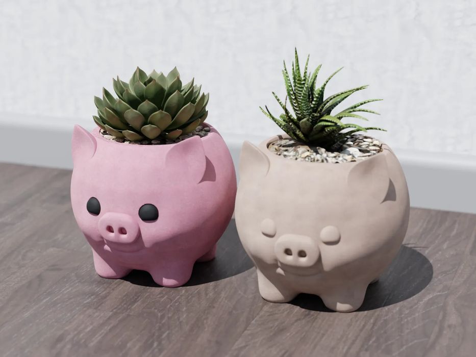 Vaso Coelhinho Adorável para Plantas