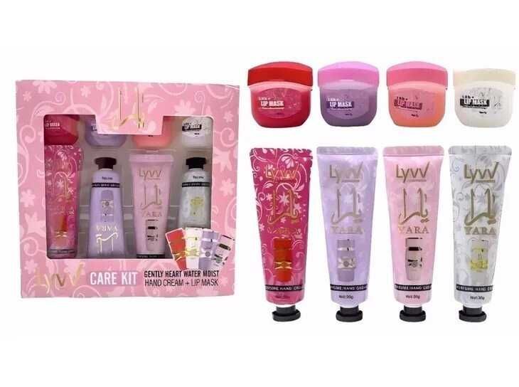 Zestaw 4 pomadek + kremow