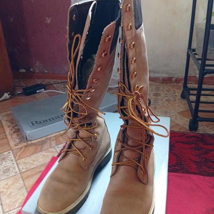 Продам сапоги кож.