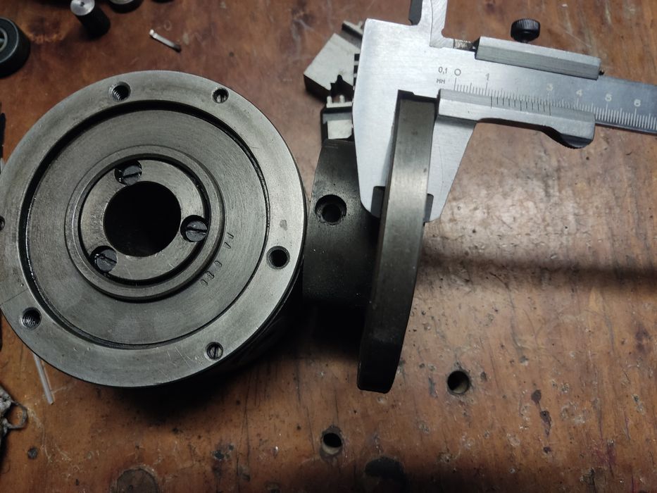 Патрон токарний ТВ-4 130мм, 3 кулачка, планшайба, зворотні.