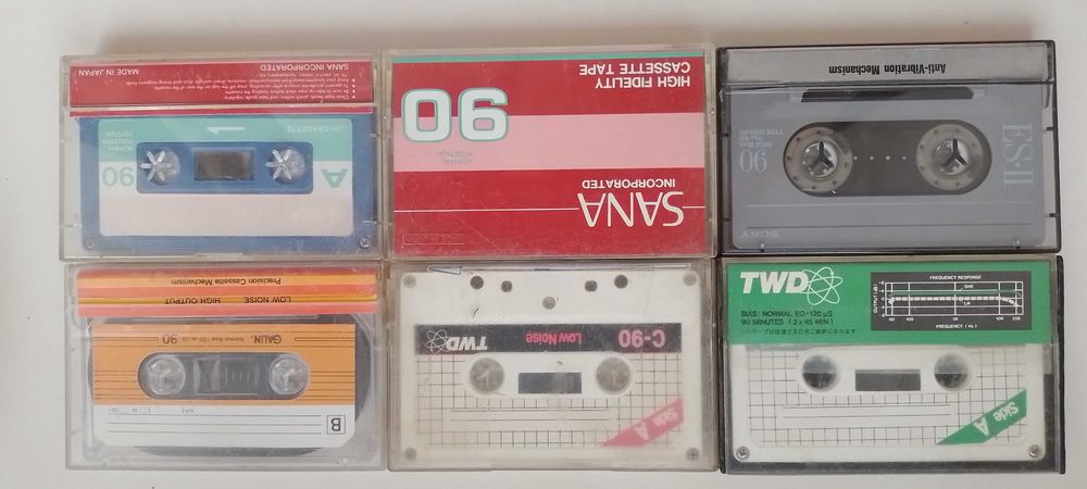 Кассета BASF Chrome90/Denon LX90/Philips Fs60/Oxus RS90/TDK SA60